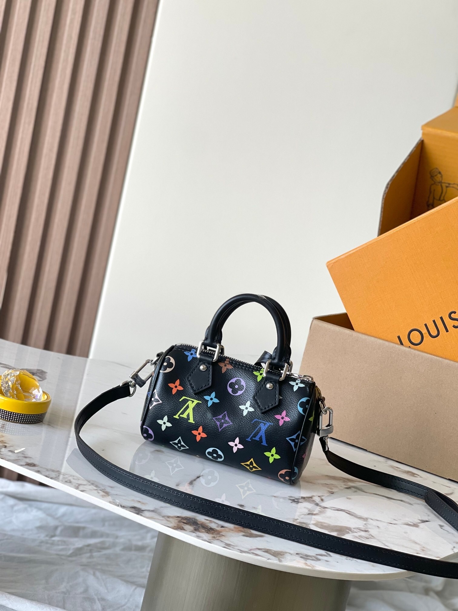 LV x TM Nano Speedy Other Monogram Canvas