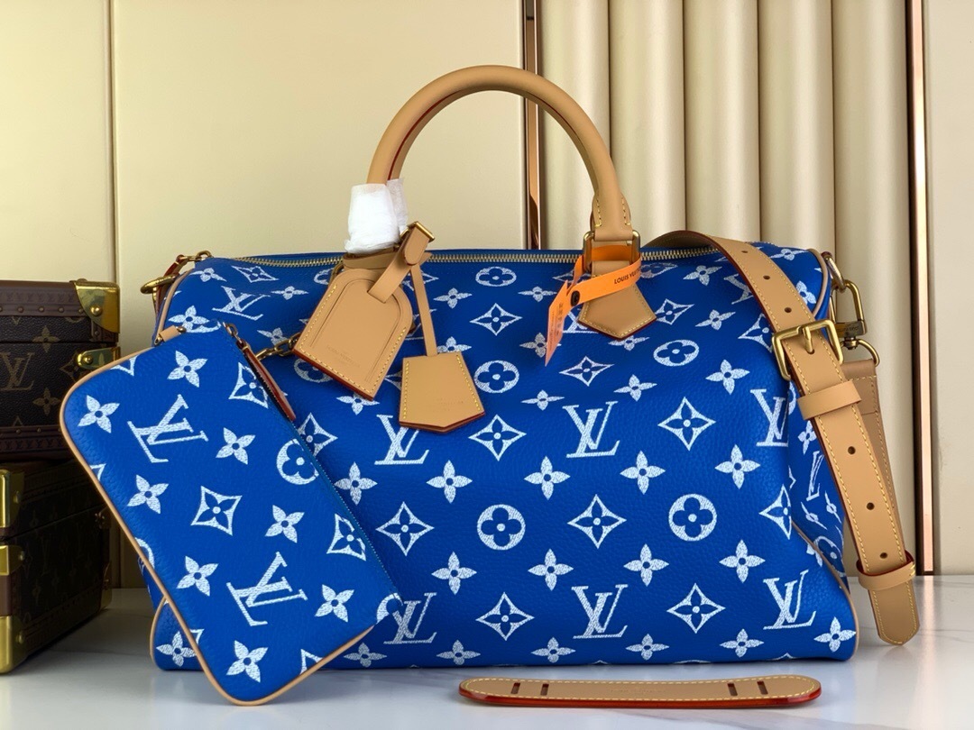 LV Speedy P9 Bandoulière 40 Autres Cuirs Monogram - Leather