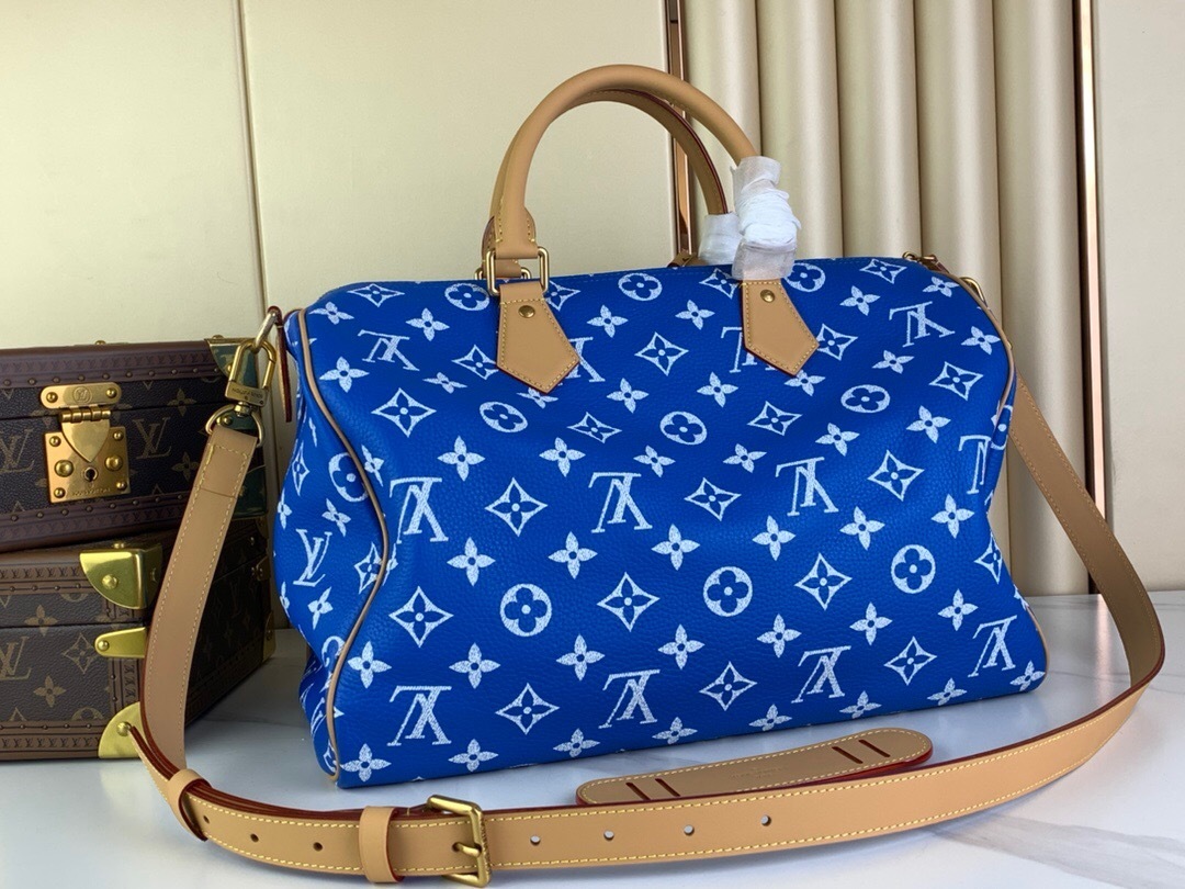 LV Speedy P9 Bandoulière 40 Autres Cuirs Monogram - Leather