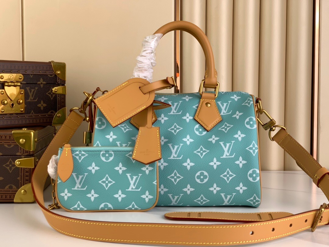 LV Speedy P9 Bandoulière 40 Autres Cuirs Monogram - Leather