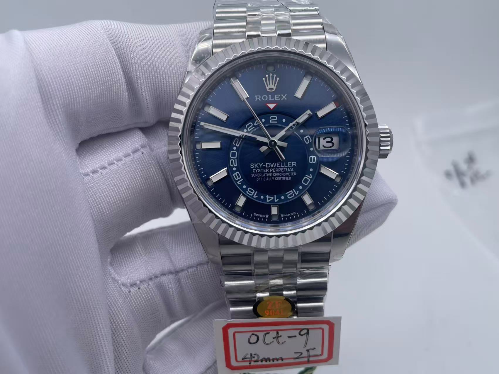 ROLSKD027B - Skydweller 326934 Jub SS/SS Blue ZF Asia 2824 $408