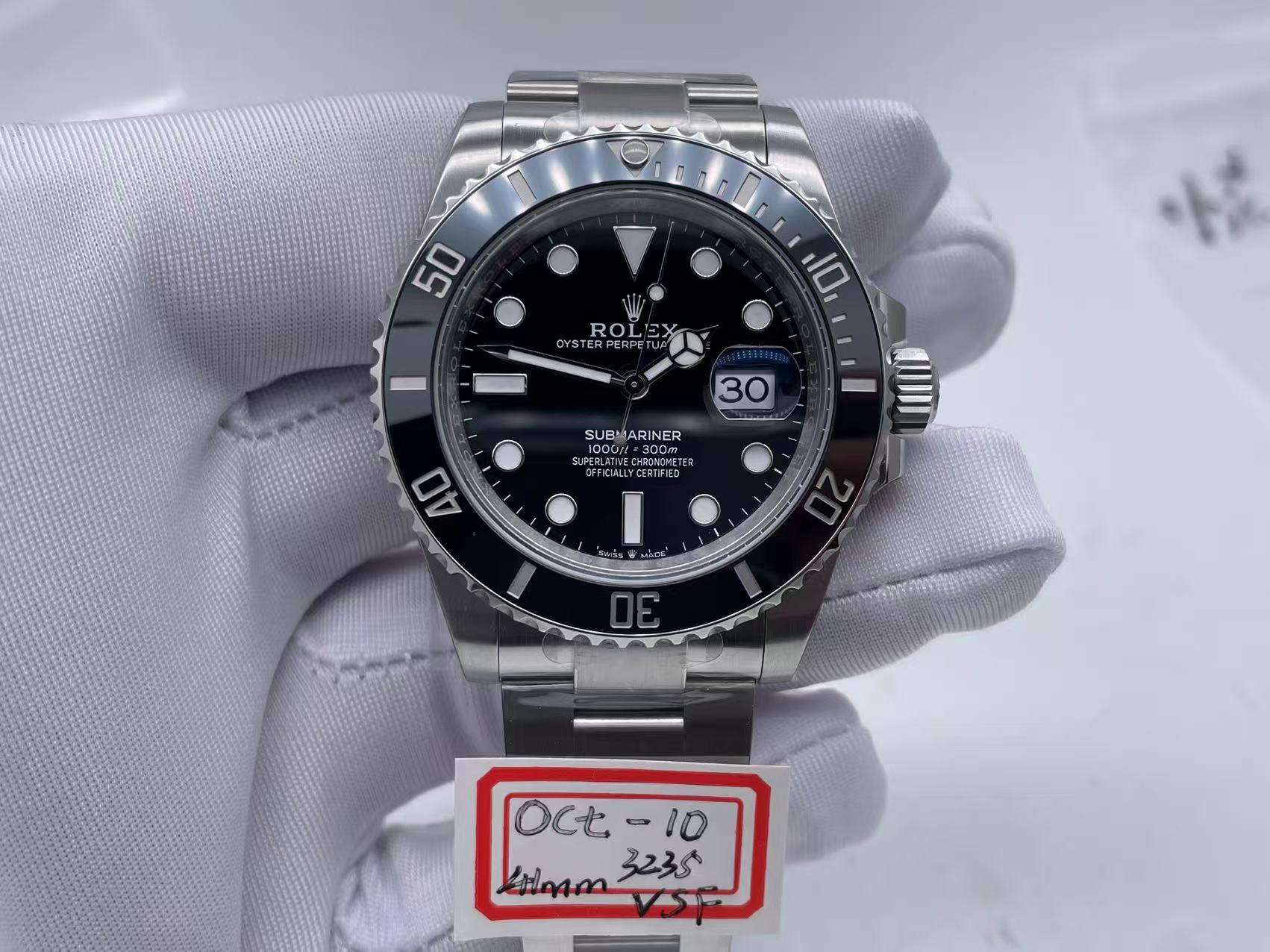 ROLSUB0507A - Submariner 126610LN 41mm 904L SS/SS Blk VSF A2824 $318