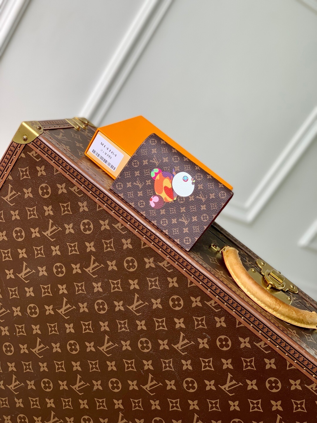 LV Pink Leather Wallet