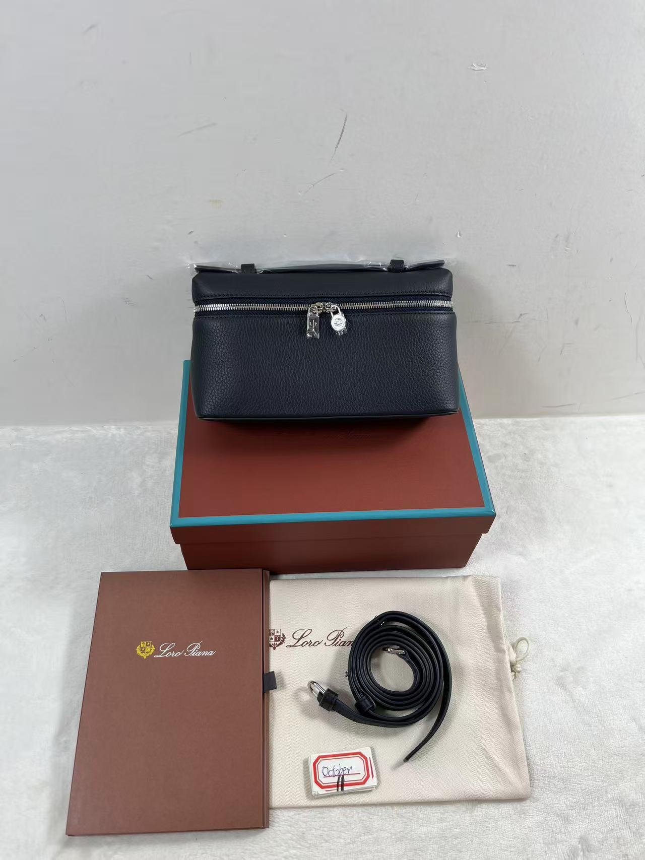 Loro Piana L19 Blue Pocket Pouch