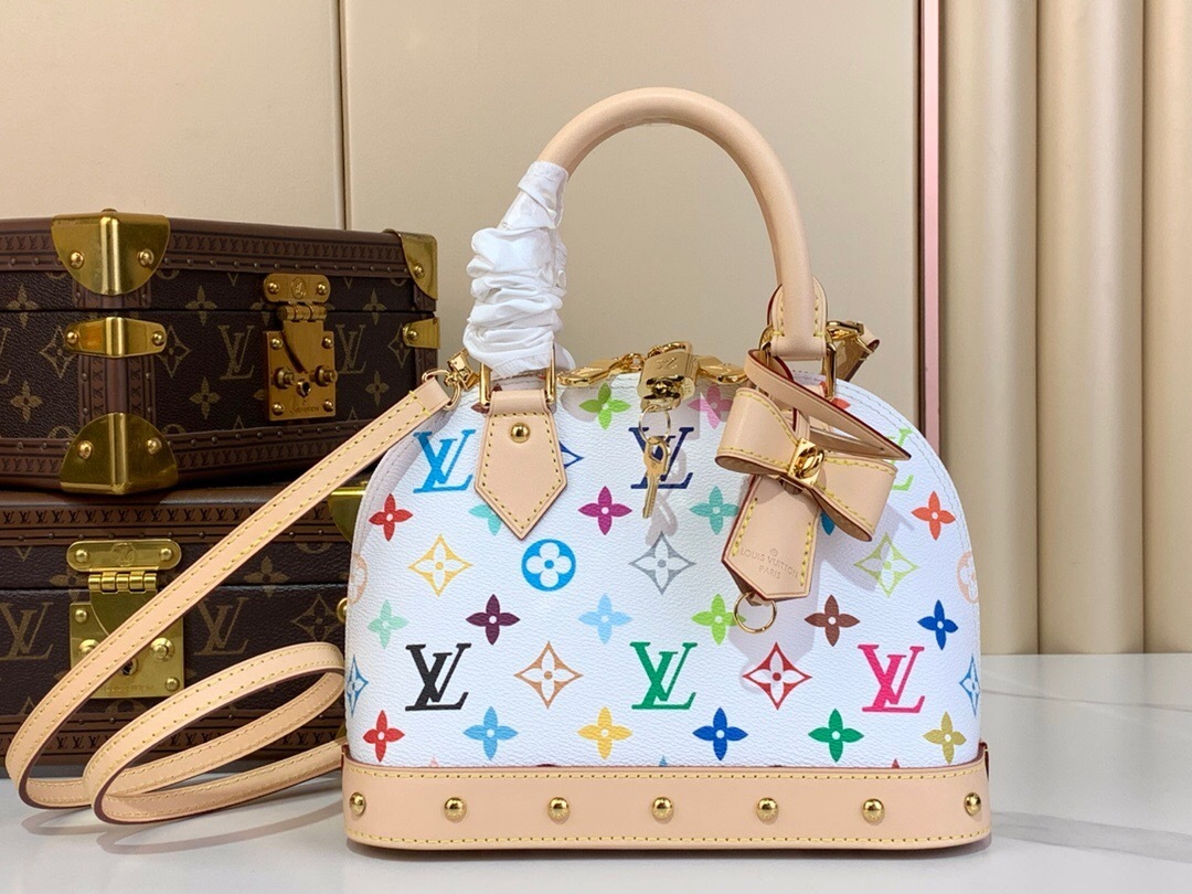 LV x Takashi Murakami Alma BB handbag