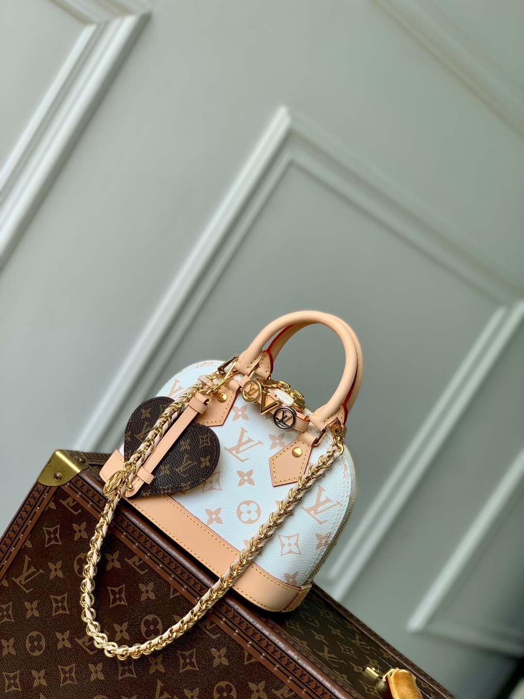 LV Nano Alma handbag in Monogram canvas