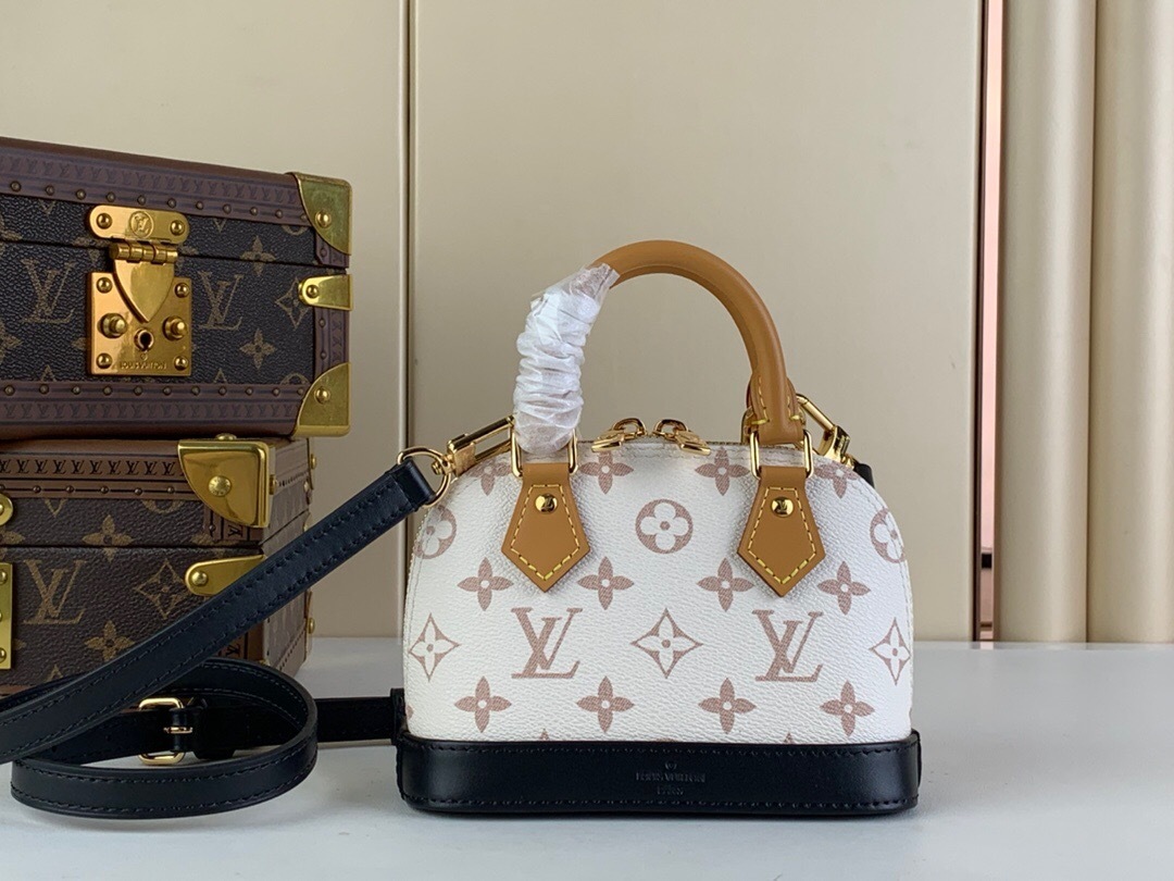 LV Nano Alma bag in Monogram canvas