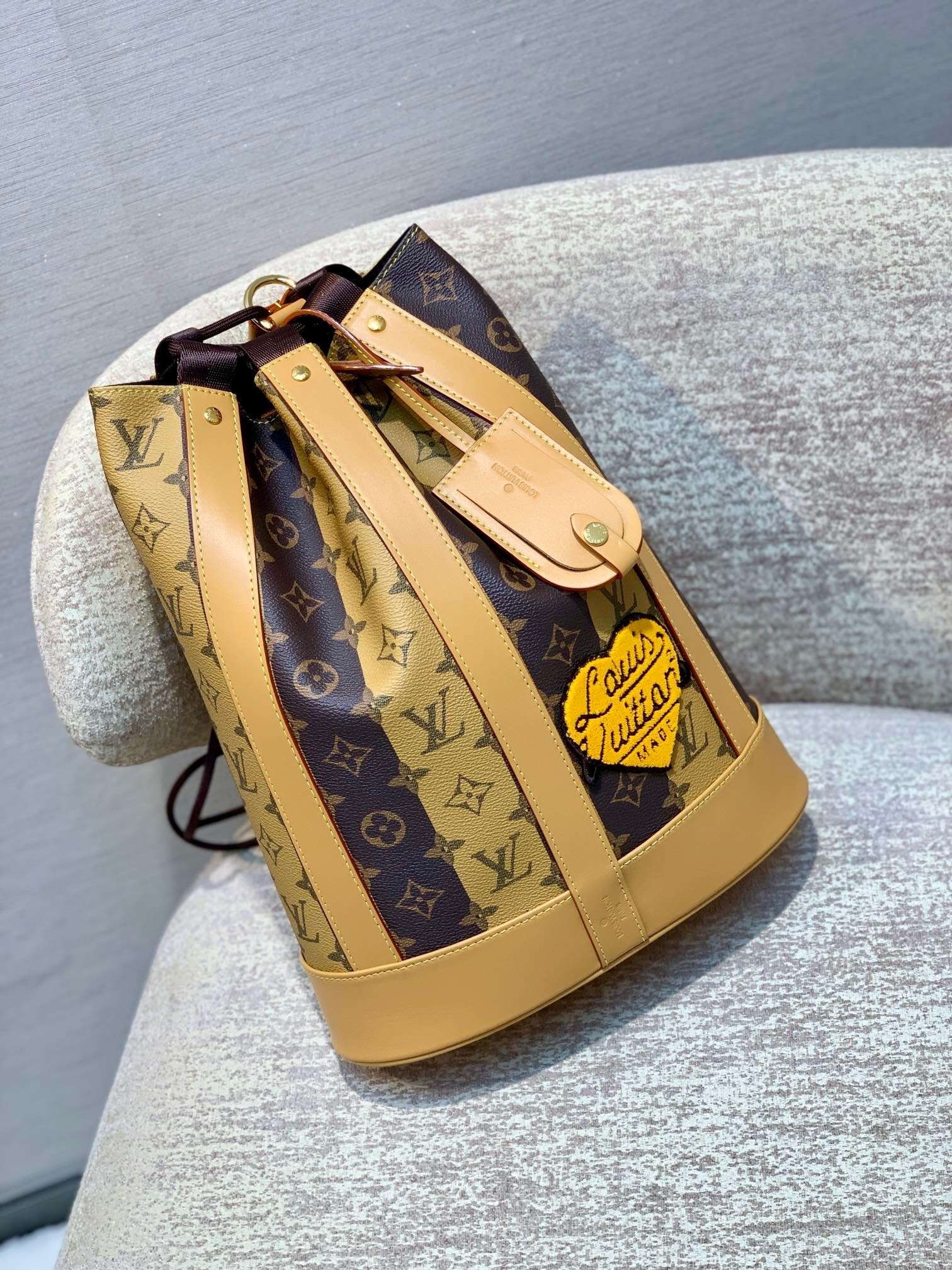 LV x Nigo Randonnee Messenger bag in Monogram Stripes canvas