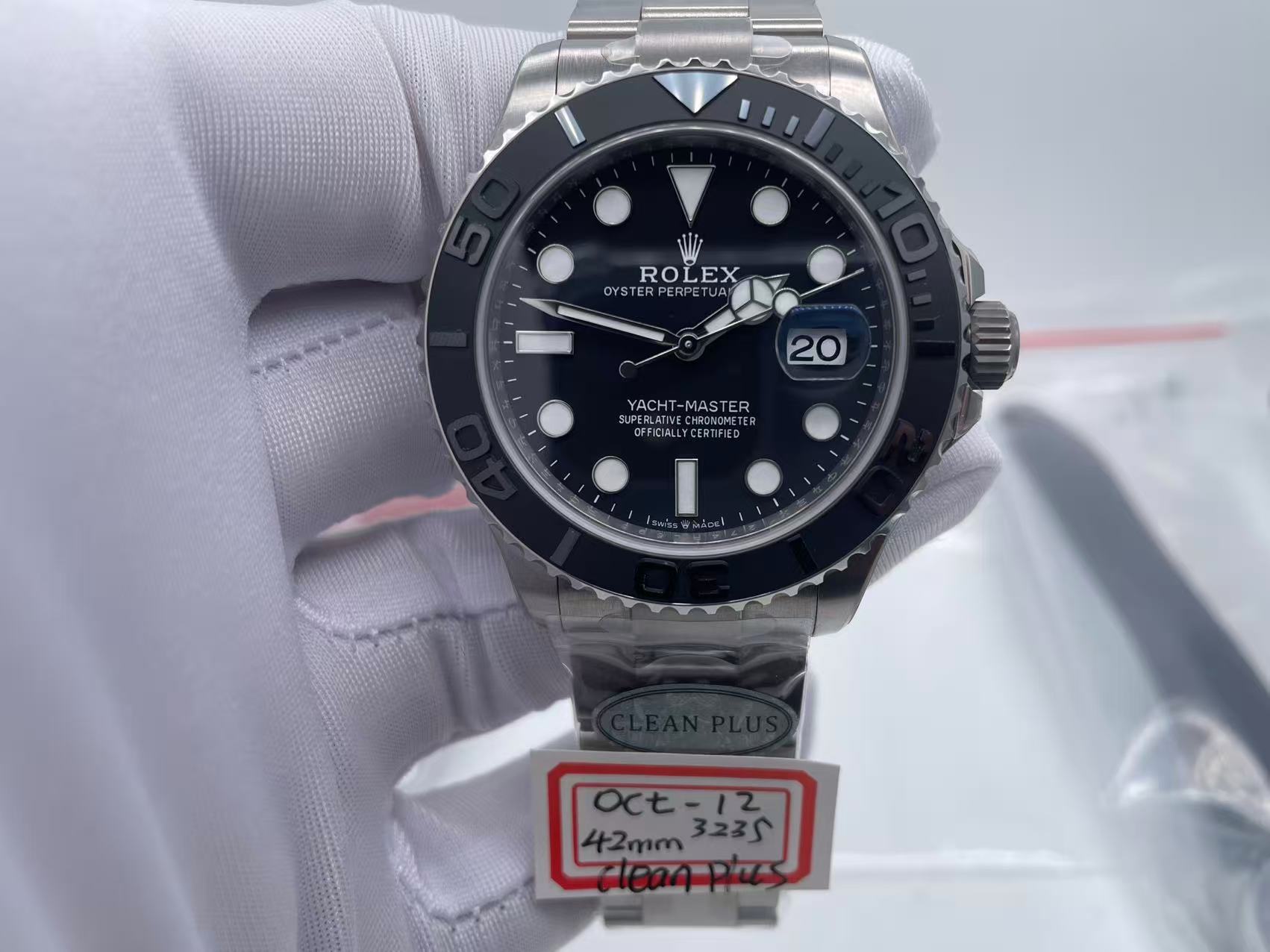 ROLYM270 - YachtMaster 226627 42mm TI/TI Blk Clean Plus DD3235 $588
