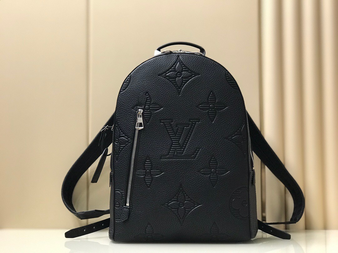 LV Taurillon Armand Backpack in black