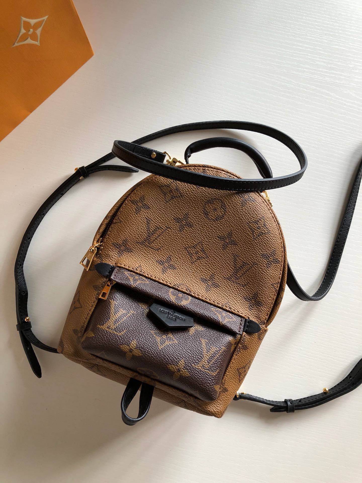 LV Palm Springs Mini Reverse Monogram backpack