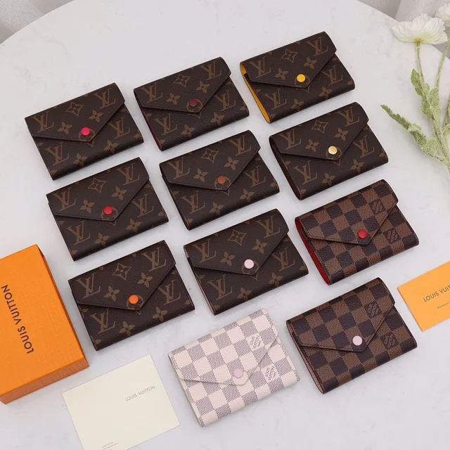 LV Victorine wallet monogram and damier