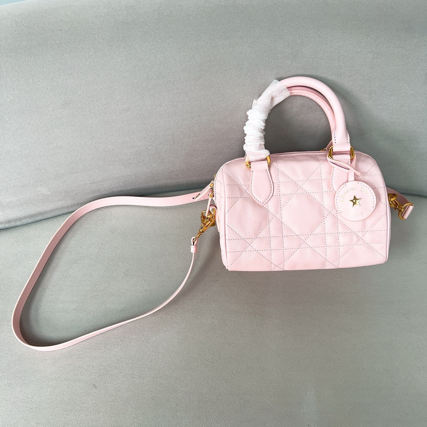 Dior Groove 20 bag in Macrocannage calfskin tote bag