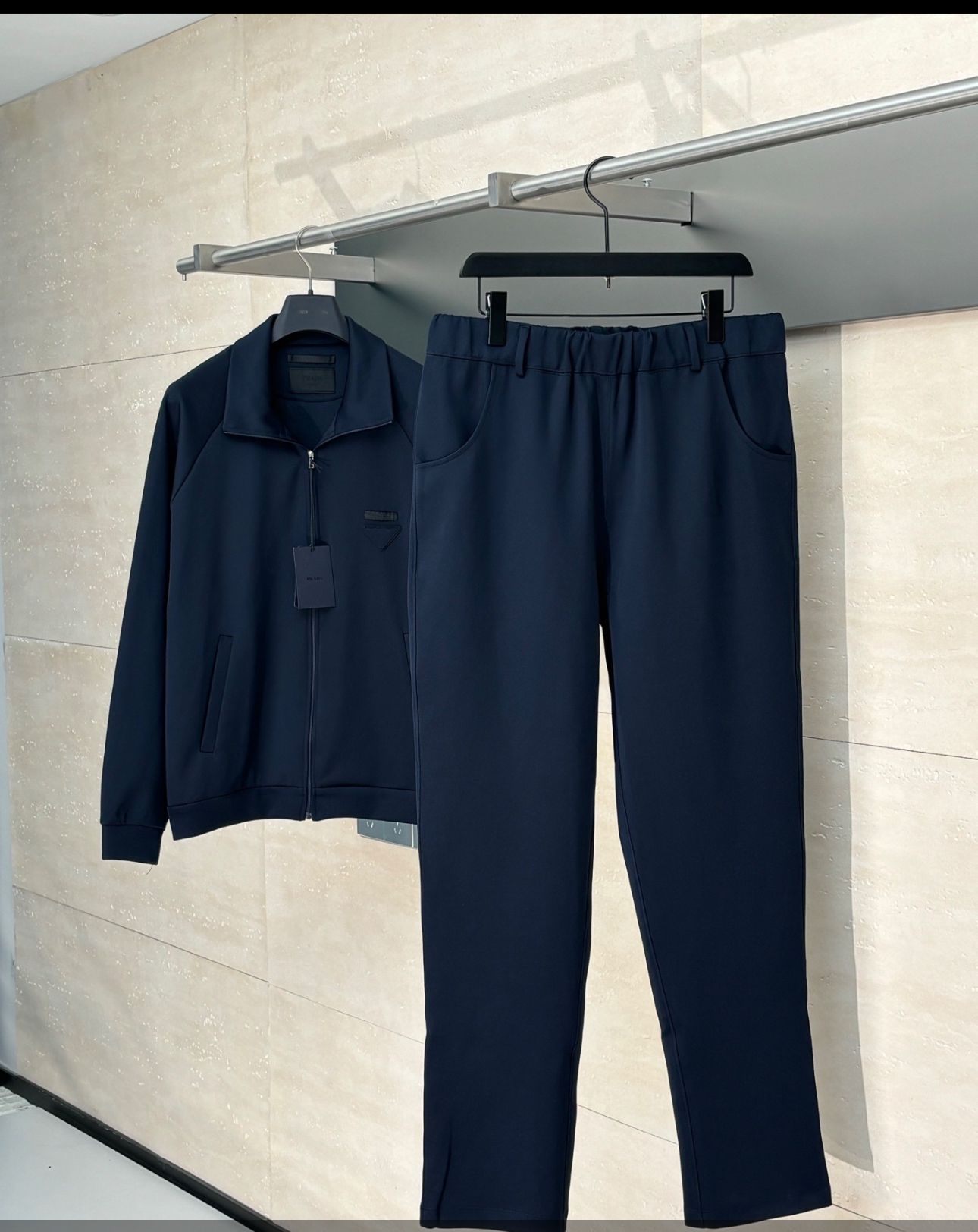 Prada Men's Casual suit a long sleeve shirt Pants