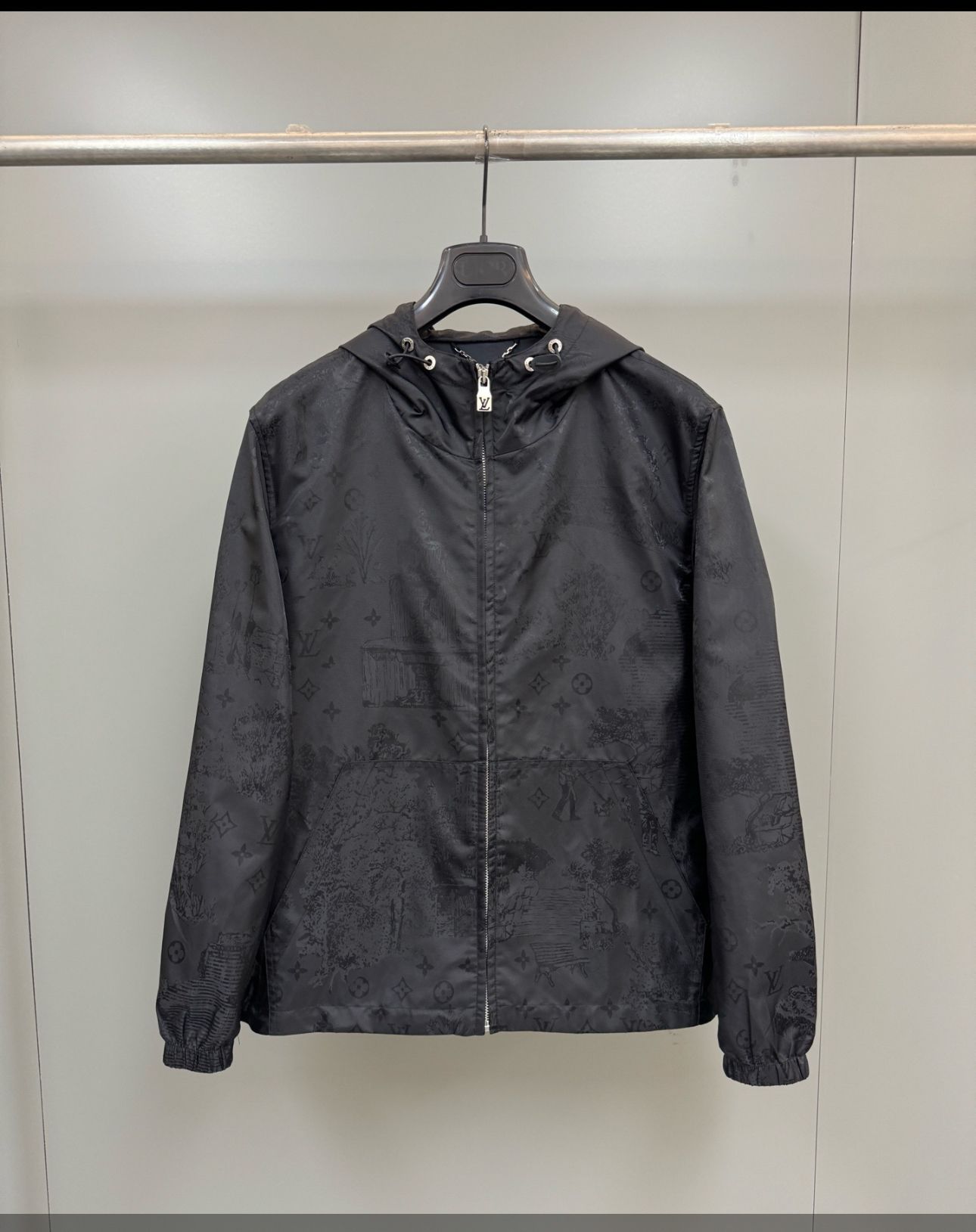 LV Monogram Reversible Nylon Windbreaker jacket