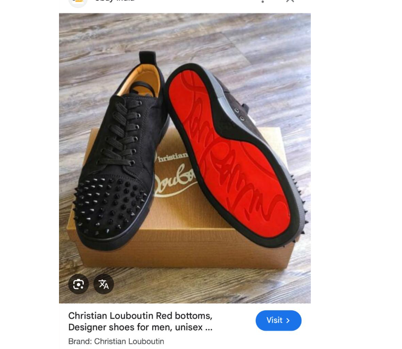Christian Louboutin Red bottoms Designer shoes for men, unisex