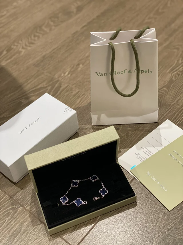 Van Cleef & Arpels Vintage Alhambra bracelet with five motifs