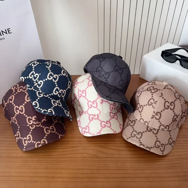 Gucci GG Logo Canvas Baseball Cap all colors