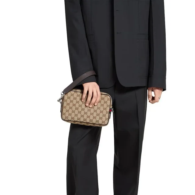 Gucci GG canvas crossbody bag