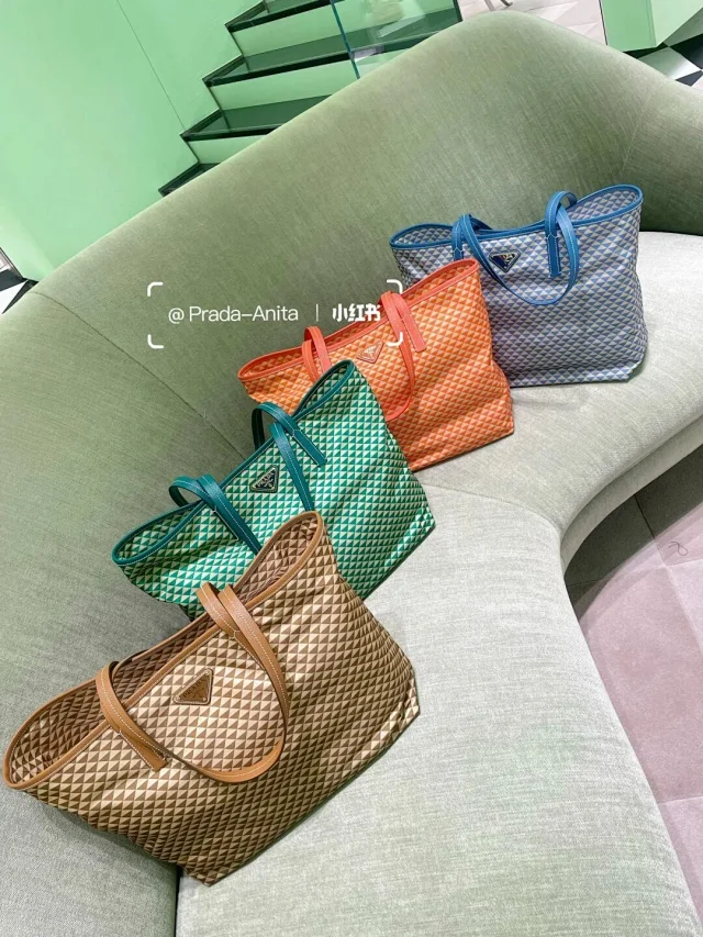 Prada Tessuto Triangulum Tote bag