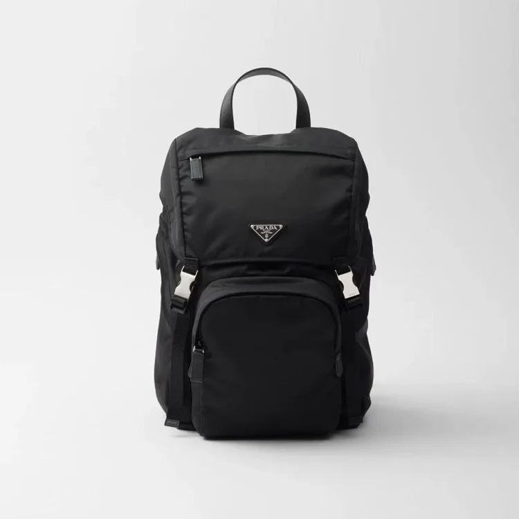 Prada Re-Nylon and Saffiano leather backpack