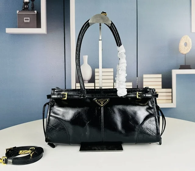 Prada Bonnie medium leather shoulder handbag