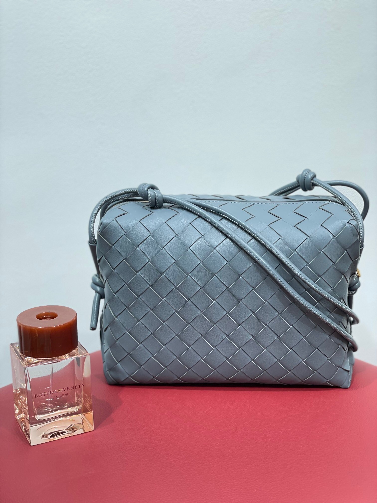 Bottega Veneta Loop Camera Bag leather and a knotted shoulder strap