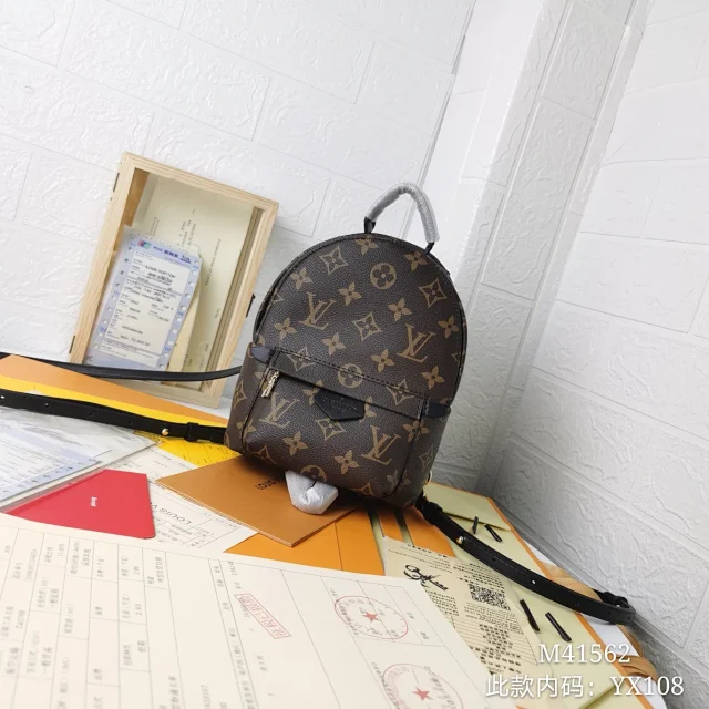 LV Palm Springs Mini Backpack in Monogram canvas