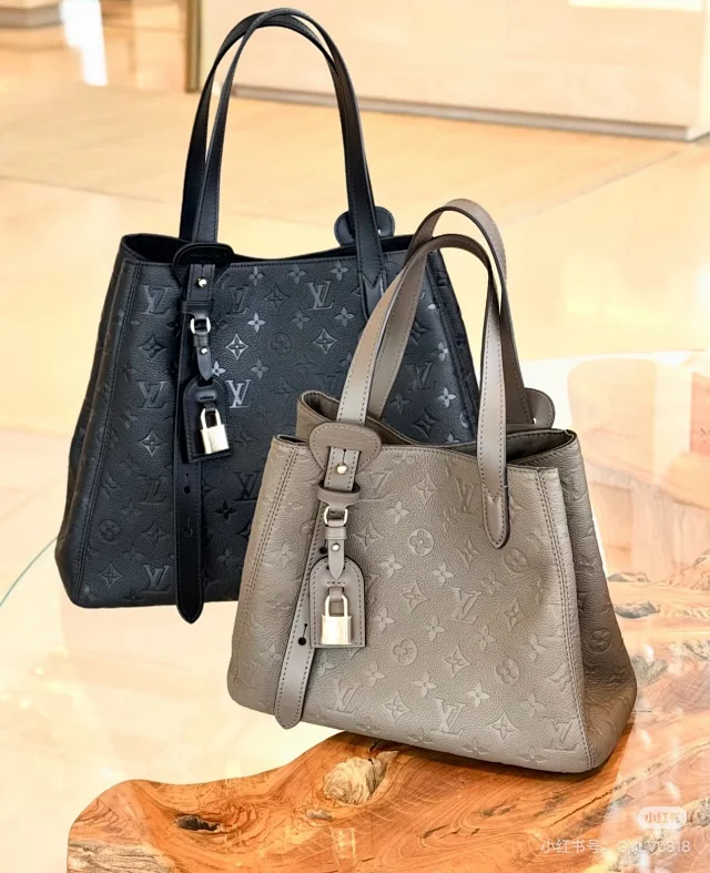 LV All In One PM tote bag in Monogram Empreinte leather.