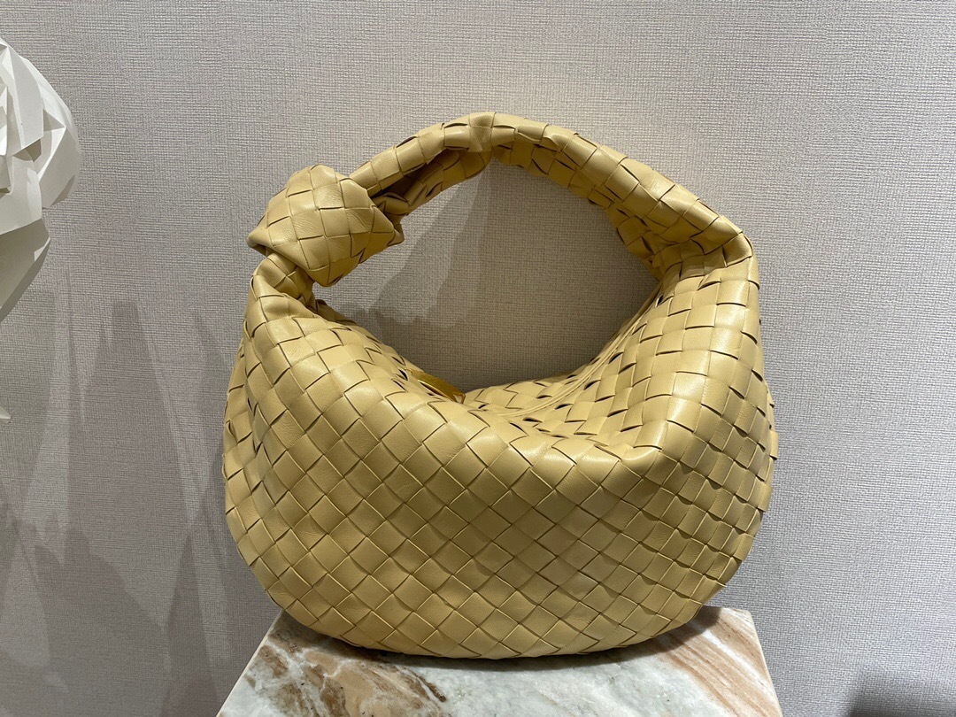 Bottega Veneta Jodie bag in yellow intrecciato leather tote