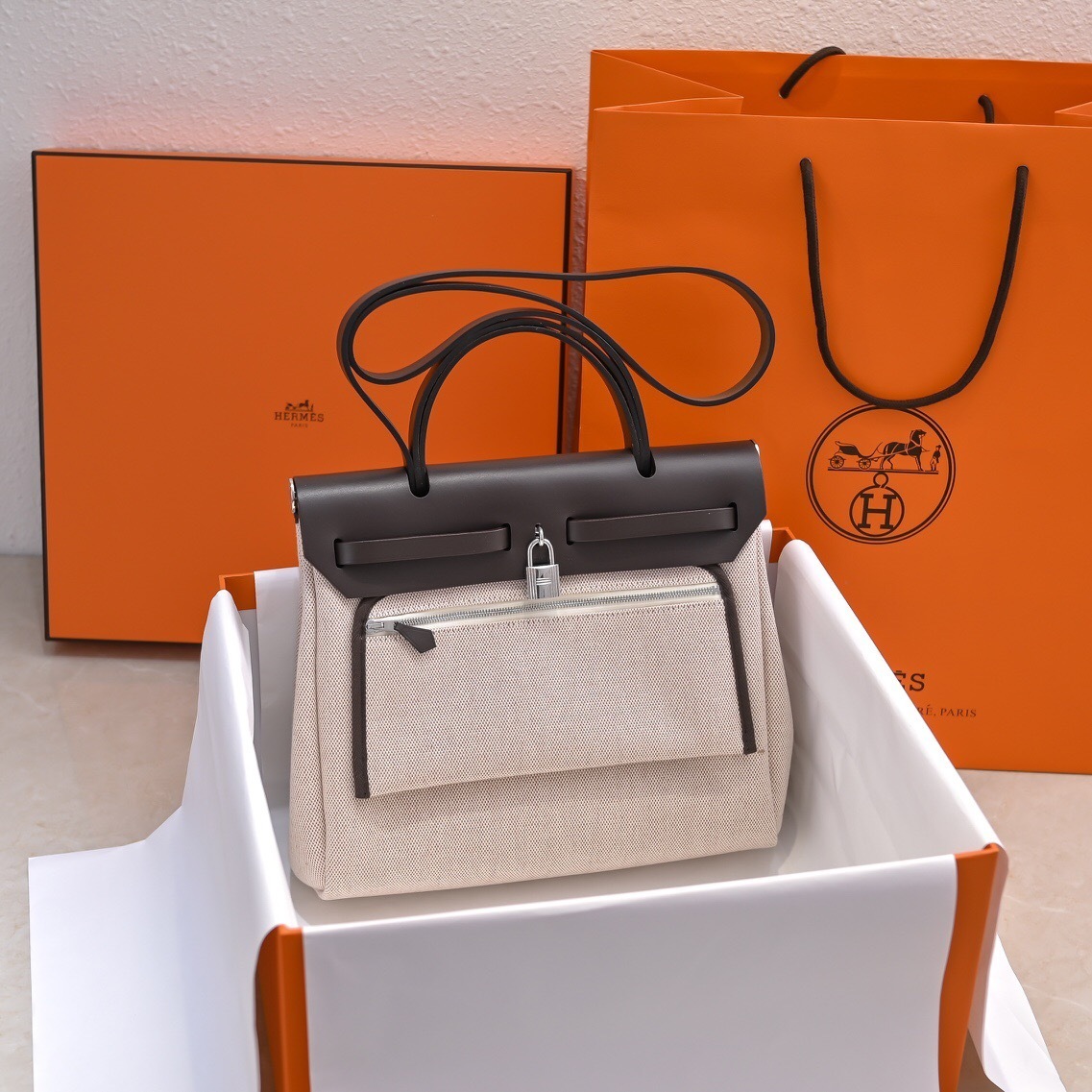 Hermes Herbag Zip 31 tote bag