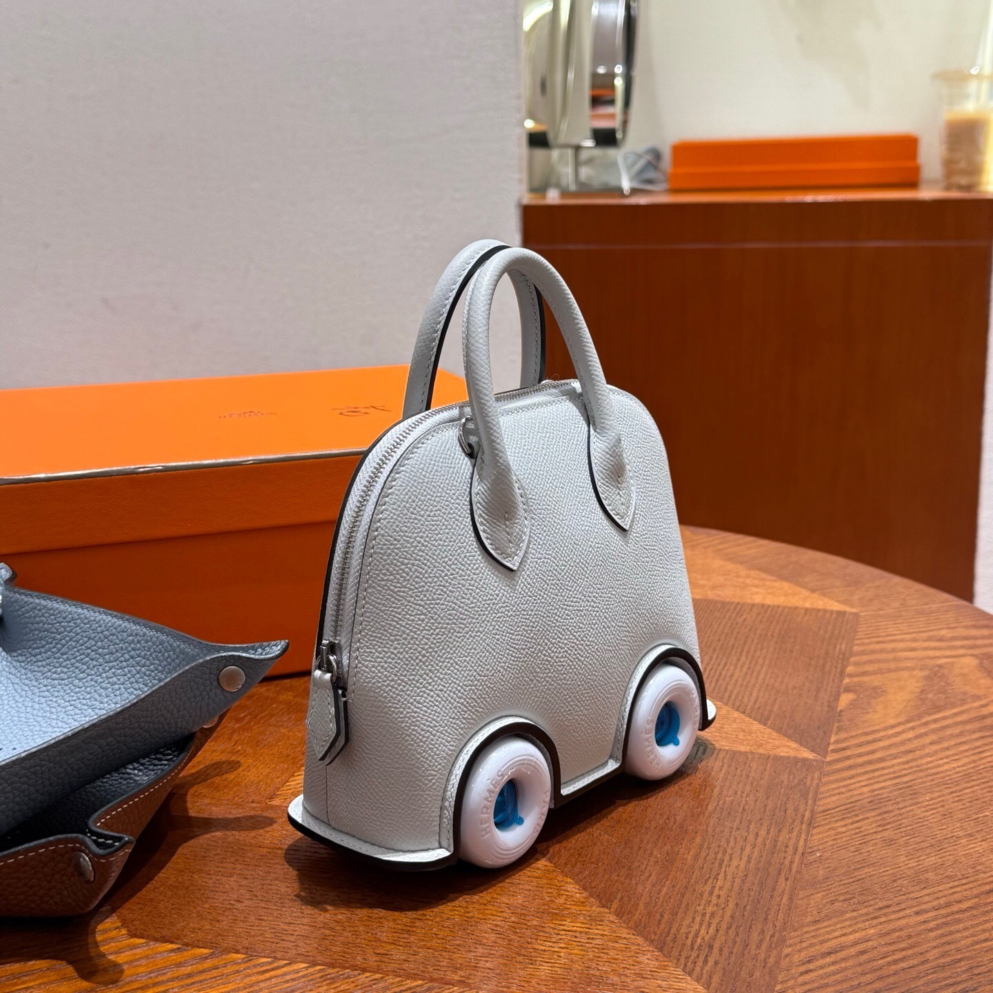 Hermes Bolide on Wheels handbag tote