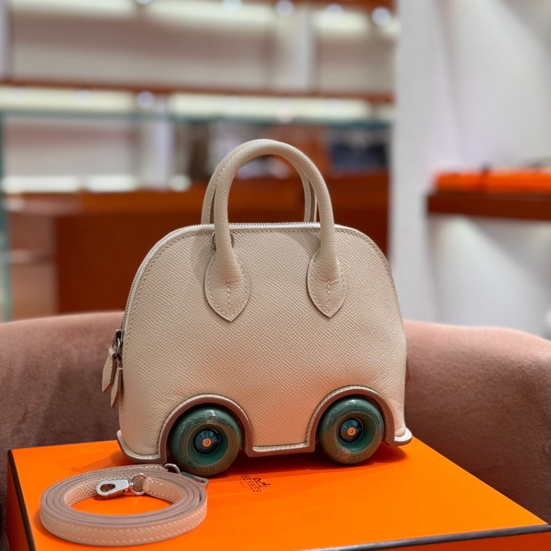 Hermes Mini Bolide on Wheels bag tote