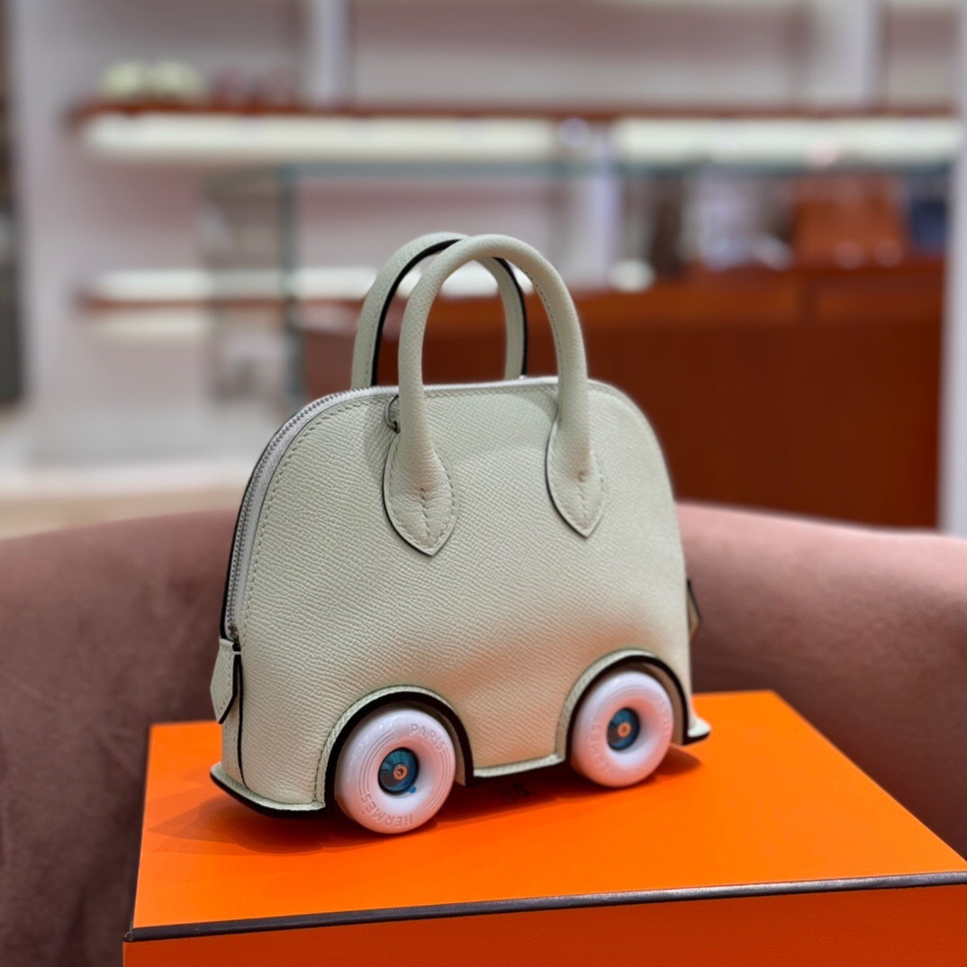Hermes Mini Bolide on Wheels bag tote