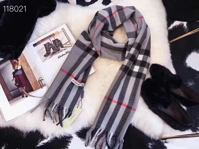 Burberry Check Cashmere Scarf