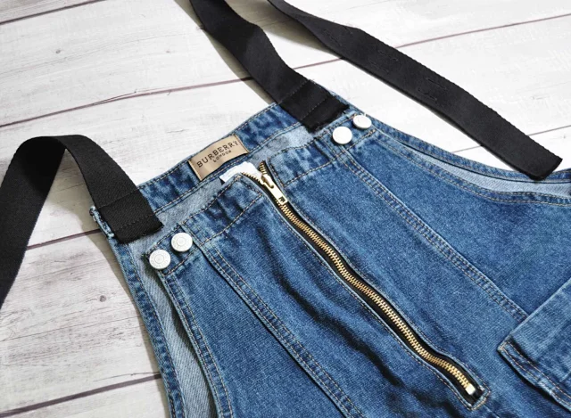 Burberry denim overalls