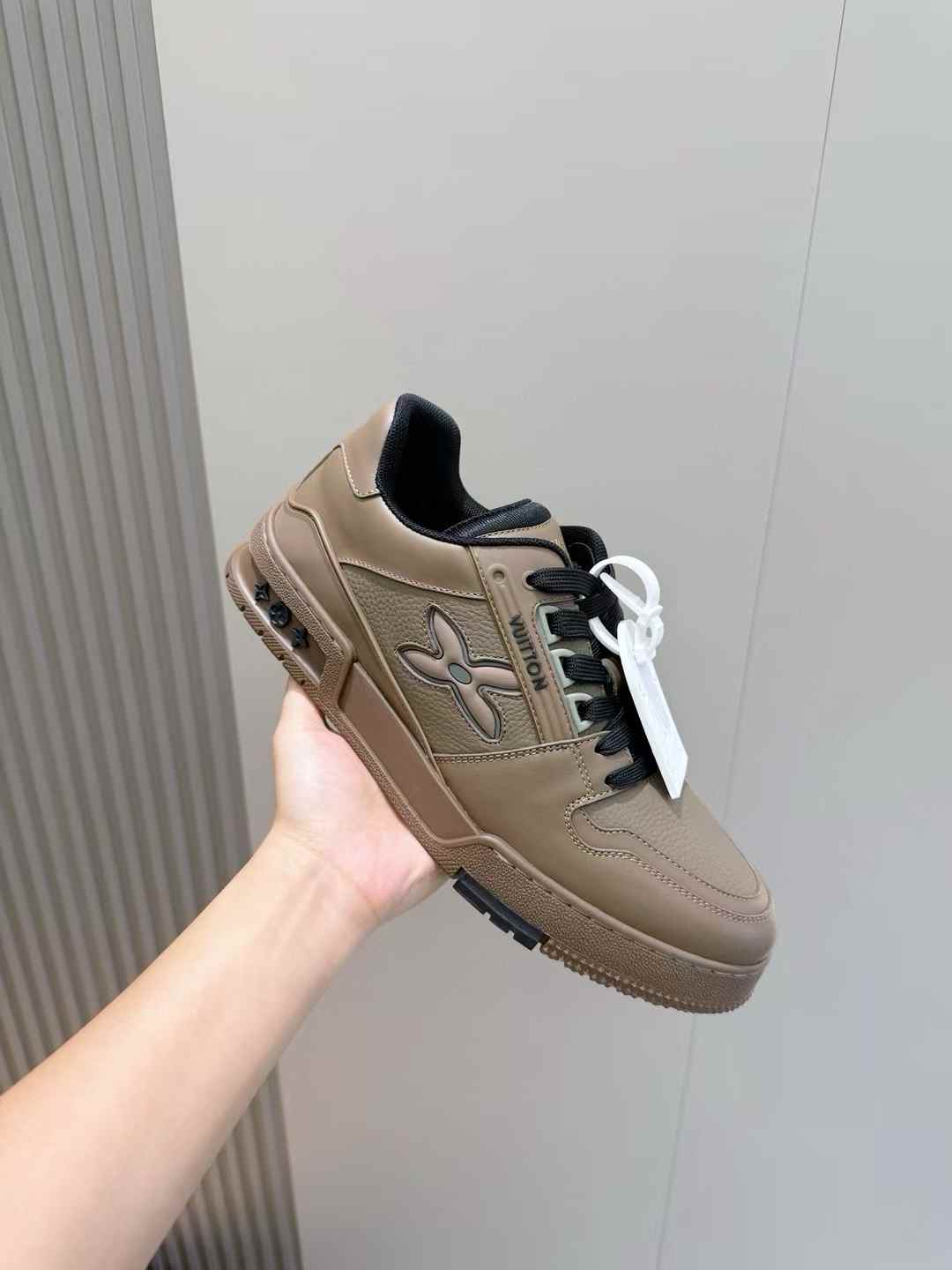 LV brown VITION men's designer sneaker