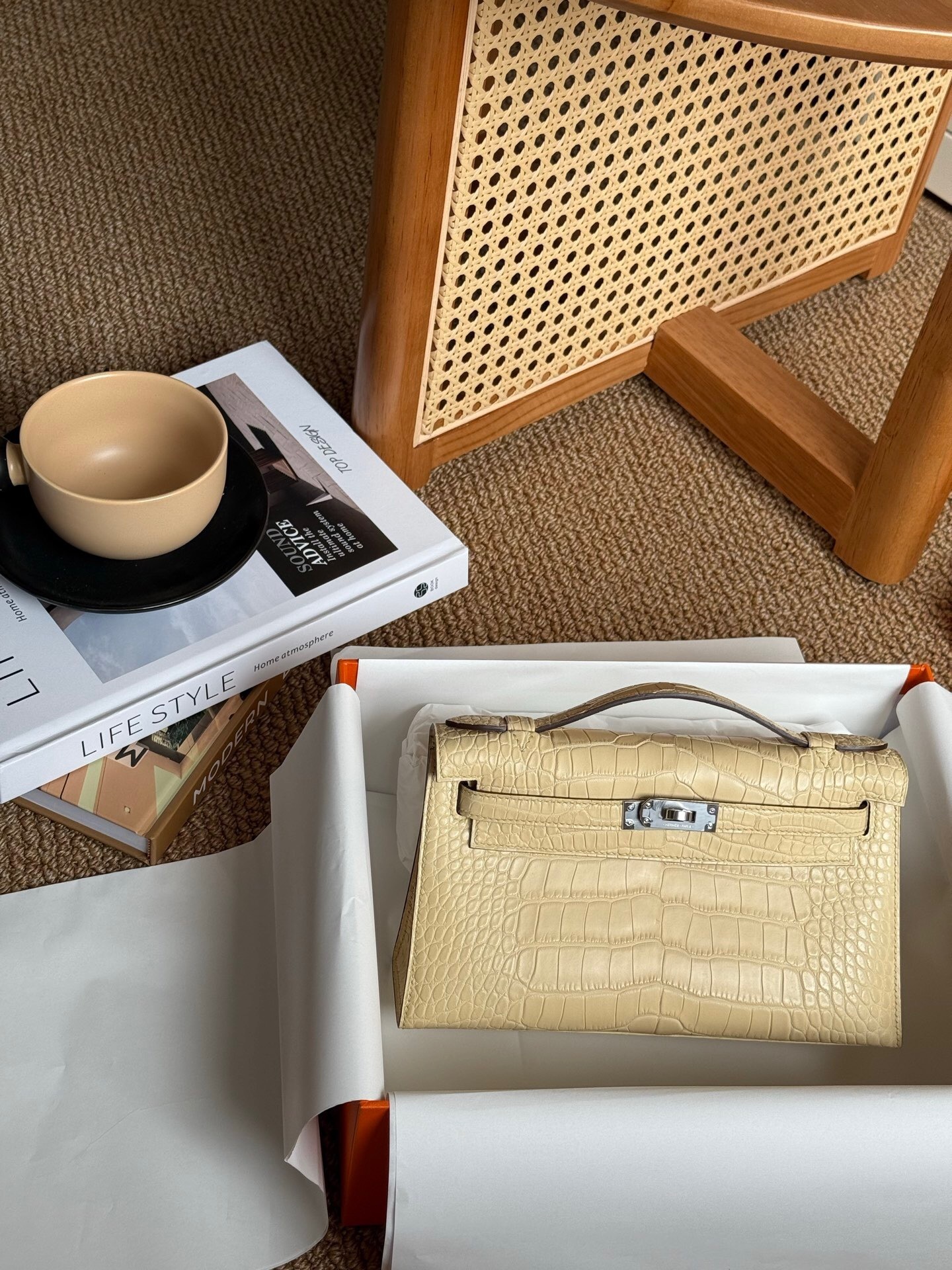 Hermes Kelly Pochette handbag