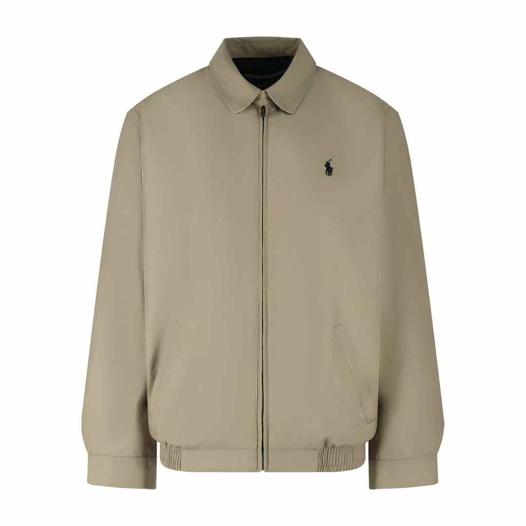 Polo Ralph Lauren Men's Bi-Swing Windbreaker jacket in beige or khaki