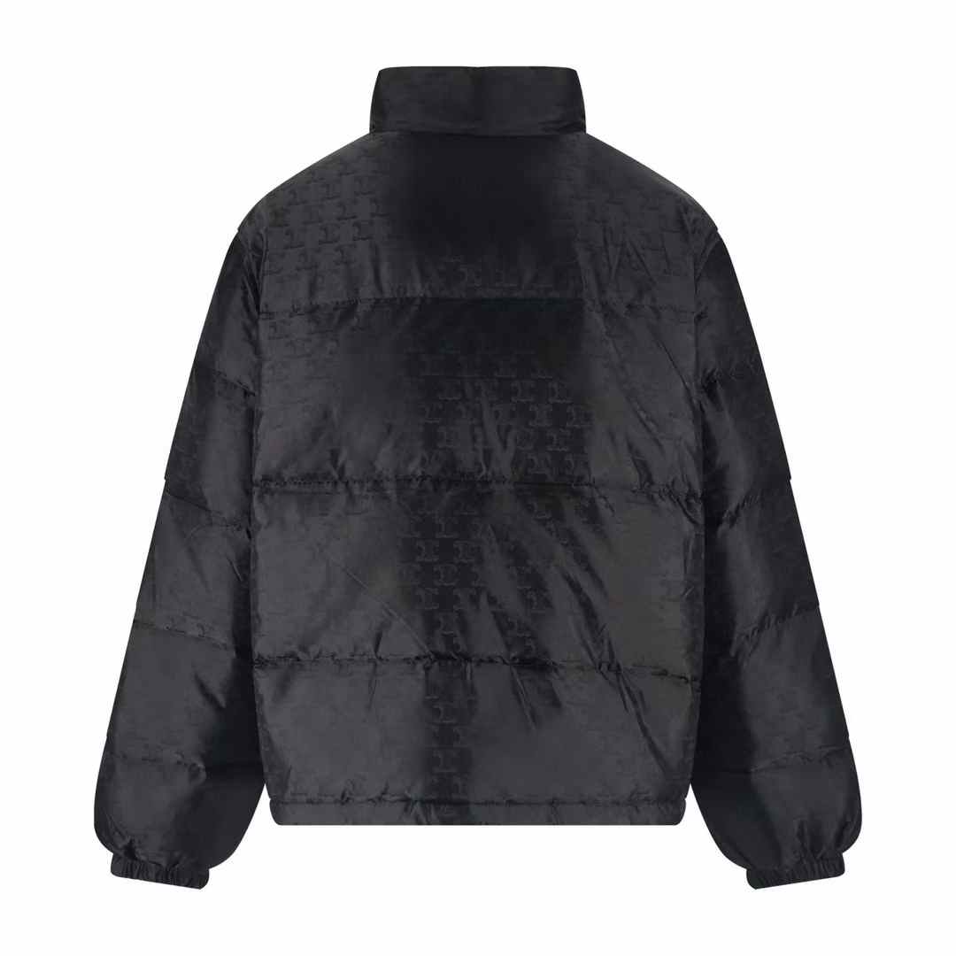 Celine Puffer Jacket in Monogram Jacquard Nylon