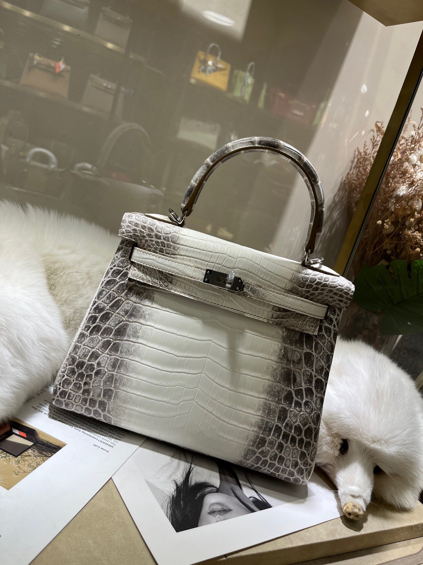 Hermes Himalaya Kelly bag