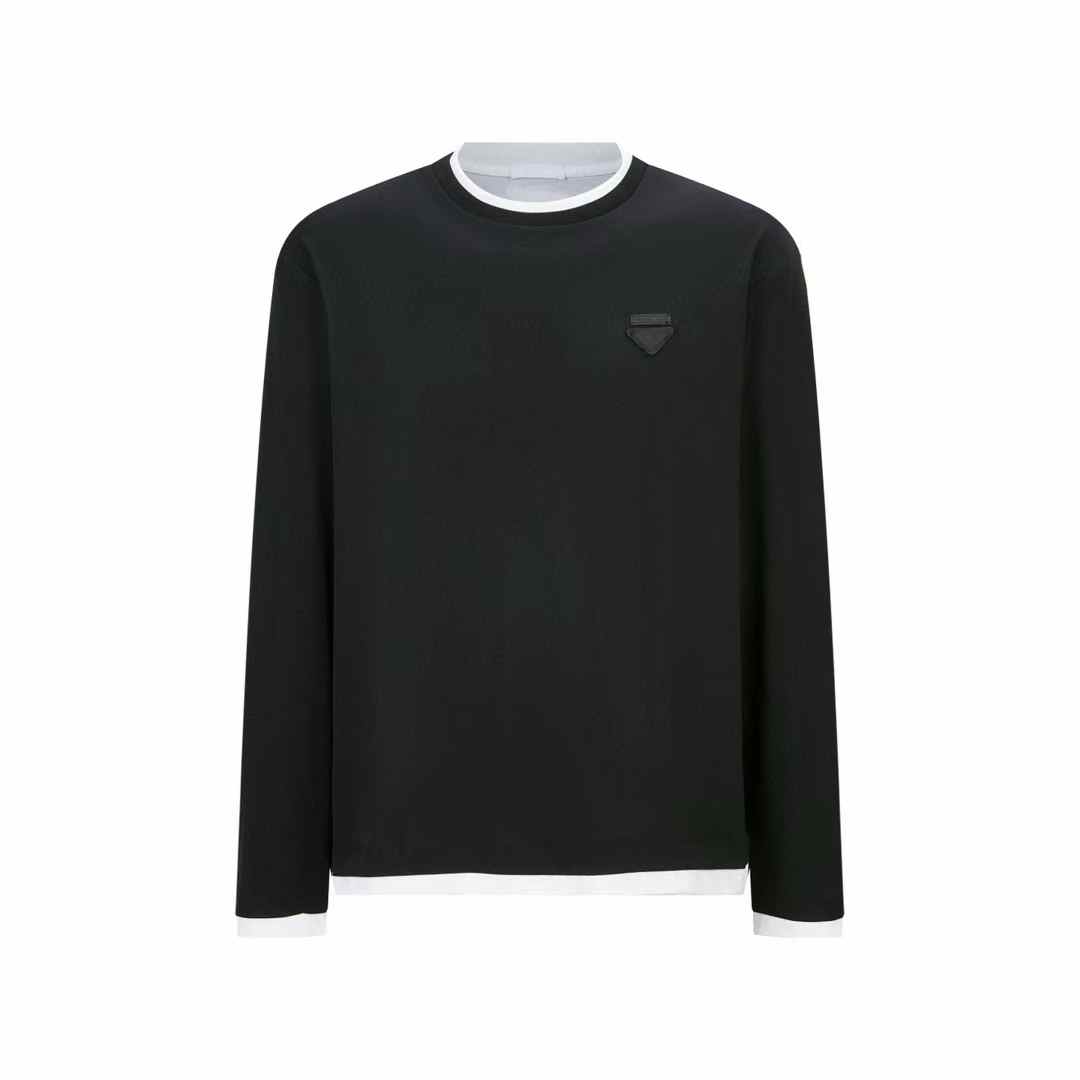 Prada black cotton sweater