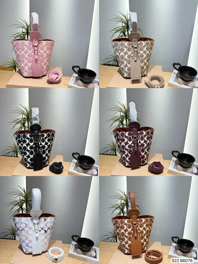 Coach City Tote bag signature canvas design all colors