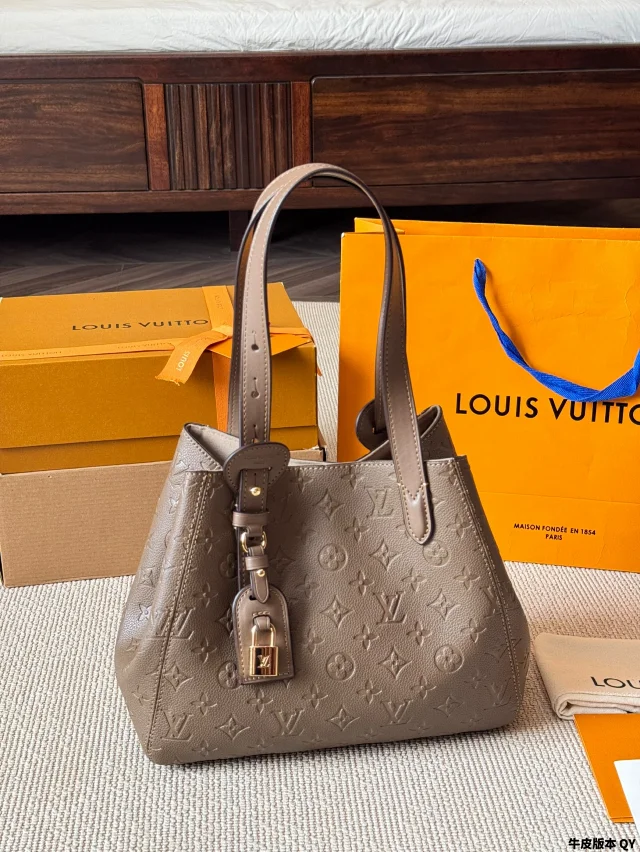 LV All In One MM tote bag in Monogram Empreinte leather