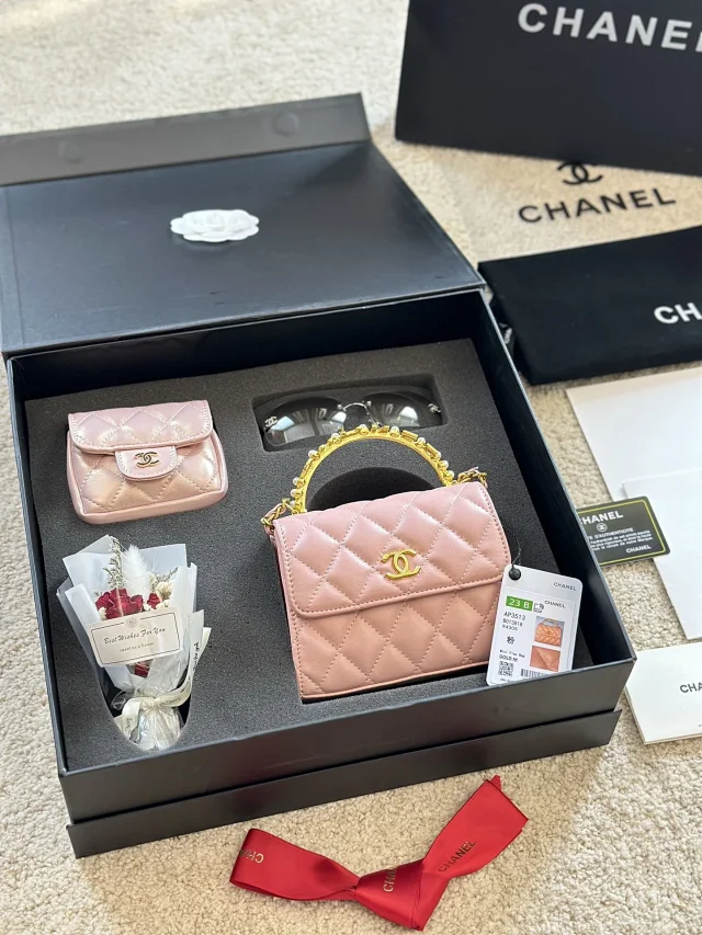 Chanel Mini Flap Bag with a top handle