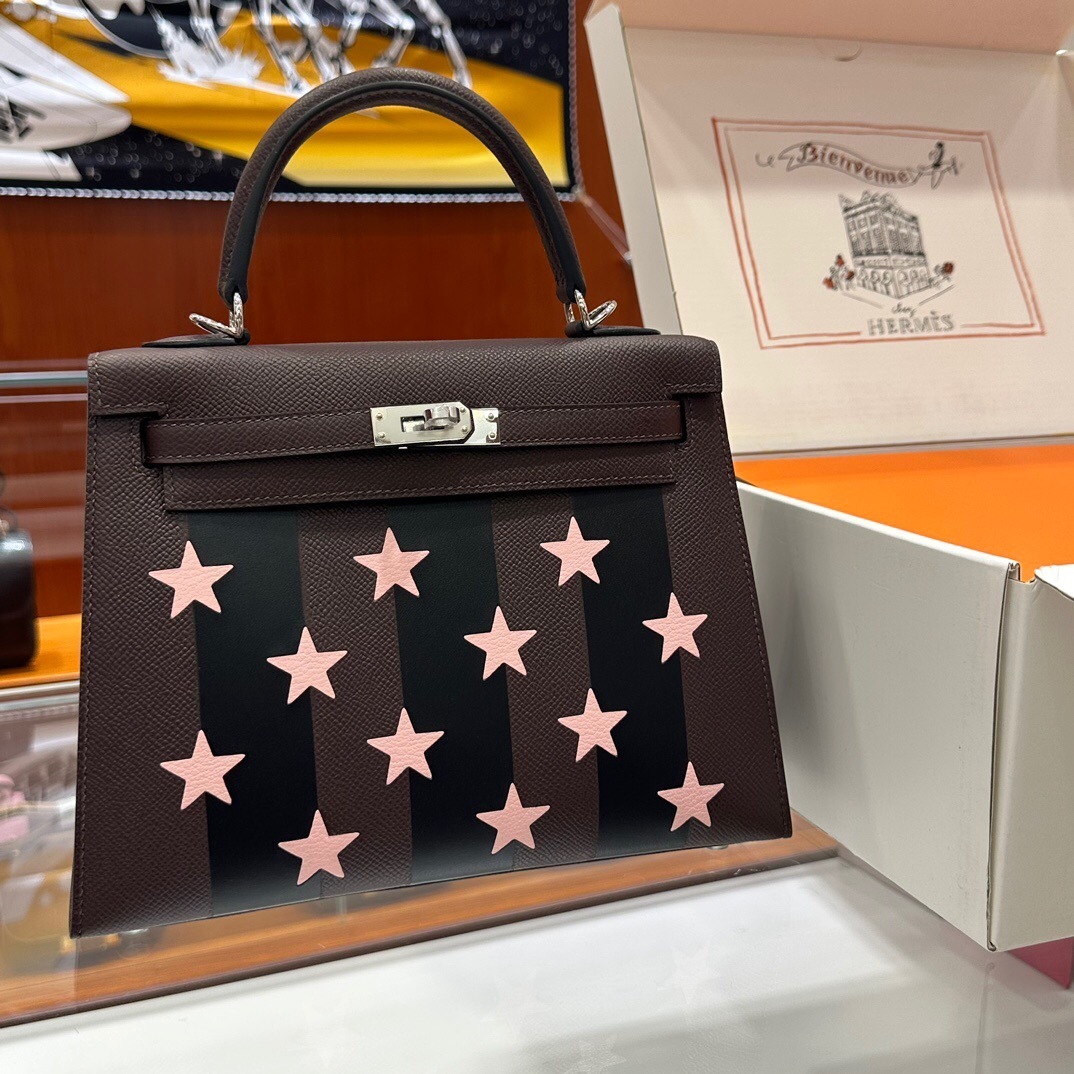 Hermes Kelly Starry Kelly 25 the Kelly Casaque 25 Etoilee