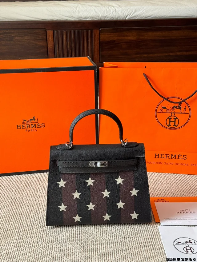 Hermes Kelly 25 Sellier Casaque Etoilee handbag