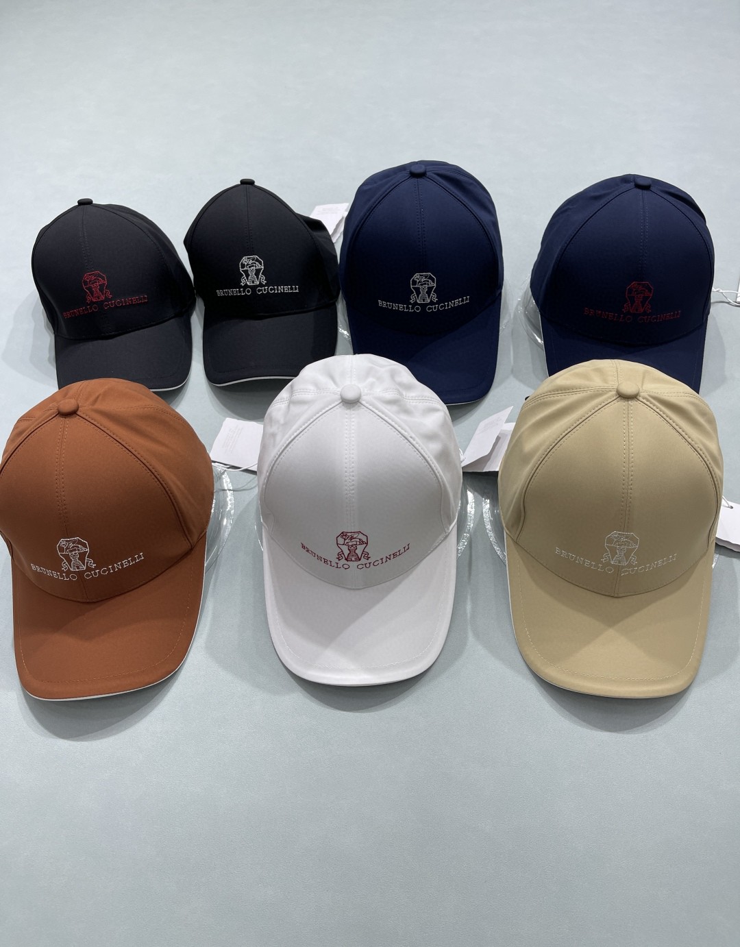 Brunello Cucinelli embroidered baseball cap all colours