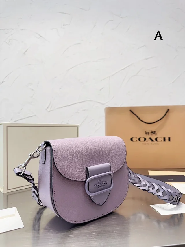 Coach Morgan Saddle Bag purple