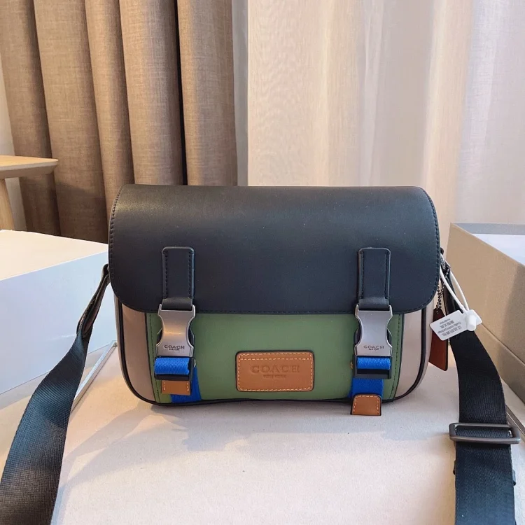 Coach Track Crossbody Bag in Colorblock
